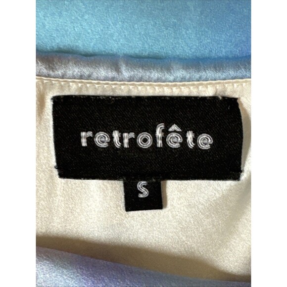 Retrofete Auris Size S Dress Tie Dye 100% Silk Lover Era Concert Party - Picture 5 of 11